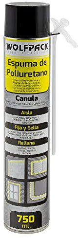 WOLFPACK LINEA PROFESIONAL - Espuma Poliuretano 750 ml. Con Canula