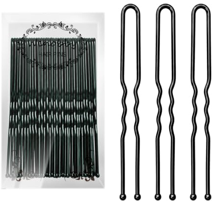 U Shaped Hair Pins for Buns, 100 PCS 2.8 Hair Pins for Women Hair Styling with Thick Hair