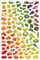 1art1 Kochkunst Poster Regenbogen Aus Obst Und Gemüse Plakat | Bild 91x61 cm