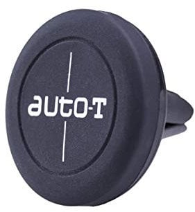 Auto-T 540330 Coche - Soporte (Teléfono móvil/smartphone, Coche, Soporte pasivo, Negro, De plástico, Montaje magnético)