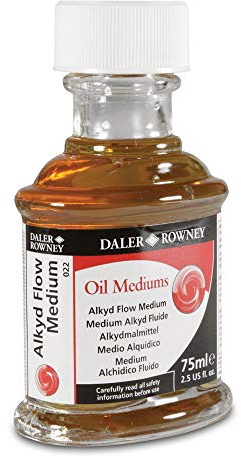 Daler-Rowney Georgian Oil Medium, Glass Jar, 2.54oz - 75 ml, Alkyd Flow