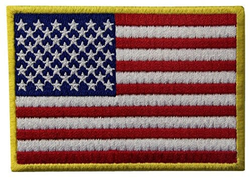 Amerikanische Flagge USA National Embroidered Iron Auf Nähen Auf Patch