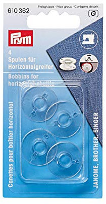 Prym 610362 Nähmaschinenspulen, Horizontalgreifer, 20, 5mm
