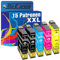 Tito-Express PlatinumSerie 15x Tinten-Patrone XXL TE-1811 - TE-1814 18XL als Ersatz für Epson XP-102 XP-202 XP-205 XP-212 XP-215 XP-225 XP-402 XP-405 XP-412 XP-413 XP-415 XP-420 XP-422 XP-425