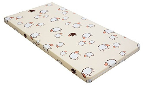 Best For Kids - Kindermatratze | klappbare Kindermatratze | Babybettmatratze | Kinder Rollmatratze | Reisebett-Schaumstoffmatratze | Kinderbettmatratze mit Mikrofaserbezug (Orange)