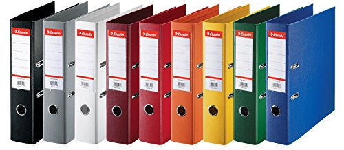 Esselte PlastikOrdner Standard, DIN A4, 75 mm, sortiert