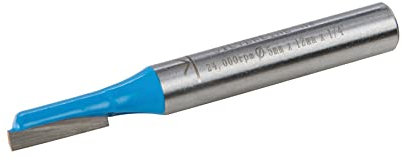 Dapetz ® Straight Twin Flute Router Bit Cutter 1/4 Shank Tungsten Carbide Tipped TCT Grooving Metric 5mm x 12mm