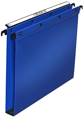 L Oblique Hängemappen im Folio-Format blau