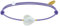 LES POULETTES BIJOUX - Bracelet Petit Coeur de Nacre - Classics - Violet