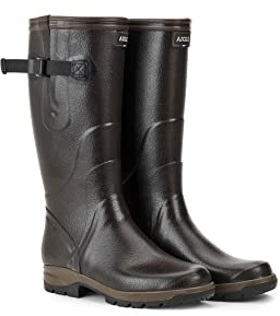 Aigle Terra PRO Vario, Stivale da Pioggia Uomo, Brun, 43 EU