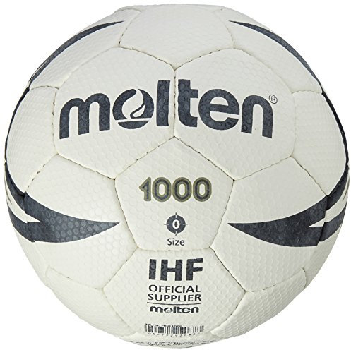 Molten IHF Handball genehmigt Club/Schule, Weiß/Schwarz