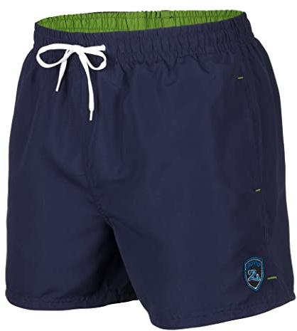Zagano Costume da bagno da uomo e ragazzo, pantaloncini corti da nuoto, capo sportivo, nelle taglie S-6XL, prodotto nell’UE, blu navy, XXXXL