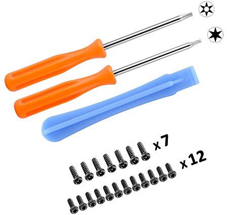 eXtremeRate Cacciavite Torx T8H T6 per Xbox One S X Elite Standard Controller,Viti Giravite Stella Kit di Riparazione per Xbox 360 Joystick con Attrezzo per Apertura