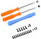 eXtremeRate Torx T8H T6 Schraubendreher Set Schraubenzieher mit Originalschrauben Zum Installieren, Modden, Aufschrauben Oder Reinigen des Xbox 360/Xbox One/One Elite/One S/One X Controller
