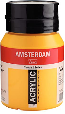 Amsterdam Standard Series Acrylique Pot 500 ml Jaune Azo Foncé 270 (17722702)