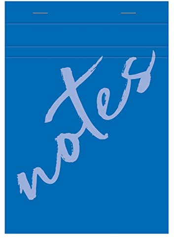 Clairefontaine 15355C - Schreibblock / Notizblock Notes kopfseitig geheftet, DIN A5 14,8x21 cm, 50 Blatt kariert, 60g, farbig sortiert, 1 Stück