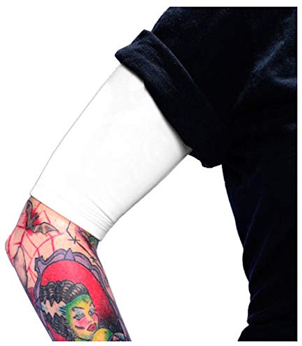 Tat2X Ink Armor Premium Half Arm Tattoo Cover Up Sleeve - No Slip Gripper - U.S. Made