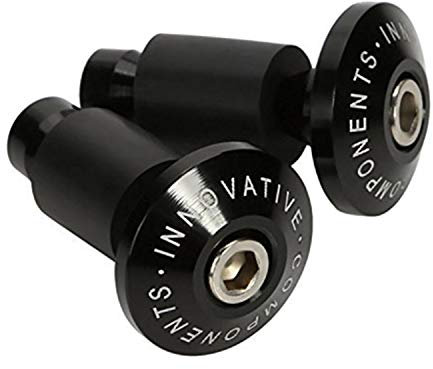 [Ø22mm (7/8)] CICMOD 2X Motorrad UNIVERSAL Lenkerenden CNC Aluminum (schwarz)