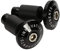 [Ø22mm (7/8)] CICMOD 2X Motorrad UNIVERSAL Lenkerenden CNC Aluminum (schwarz)