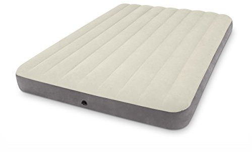 Intex 64709 - Luftmatratze Doppelbett Dura-Beam Standard, Aufblasbare Matratze mit Ventil, Geeignet für 2 Person, PVC, Mehrfarbig, 152x203x25 cm