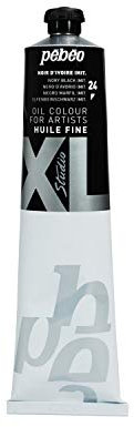 Pébéo - Huile Fine XL 200 ML - Peinture à l’Huile - Noir Ivoire Huile – Peinture à l’Huile Pébéo - Noir Ivoire Imitation 200 ml