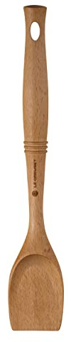 Le Creuset Revolution Scraping Spoon, 12.5 x 2.5, Wood