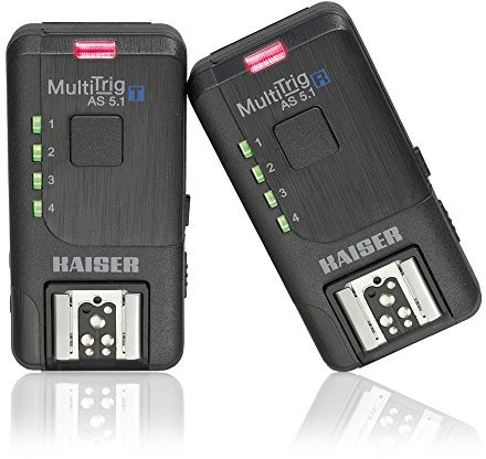 Kaiser Fototechnik 7001 Funk-Kamera- /Blitzauslöser (MultiTrig AS 5.1, Sender AS 5.1T und Empfänger AS 5.1R)