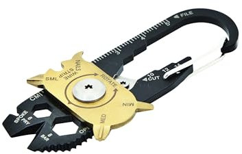 True Utility FIXR - 20-in-1 Mini Multi Tool mit Drehfunktion - Camping-Zubehör