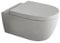 SSWW by Aqua Bagno Design Hänge Wc Spülrandlos Toilette inkl. Wc Sitz mit Softclose Absenkautomatik + Abnehmbar