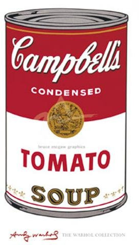 Andy Warhol Poster / Kunstdruck 61x101 - Campbell's Soup I Popart für die Küche