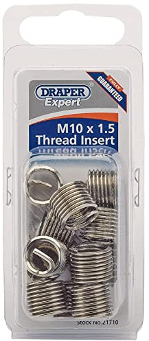 Draper Metric Thread Insert Refill, M10 x 1.5 (Pack of 12) 21710