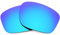 Revant Verres de Rechange Compatibles avec Oakley Sliver F, Polarisés, Bleu Glacier MirrorShield