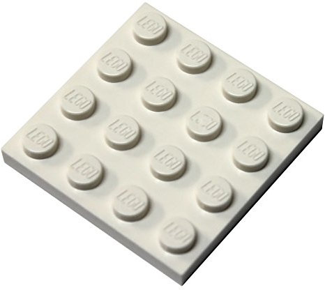 LEGO Parts and Pieces: Black 4x4 Plate x50