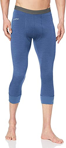 Schöffel Herren Merino Sport Pants Short M, temperaturregulierende Lange Unterhose, atmungsaktive Thermo Leggings in 3/4 Länge, Imperial b, XXL