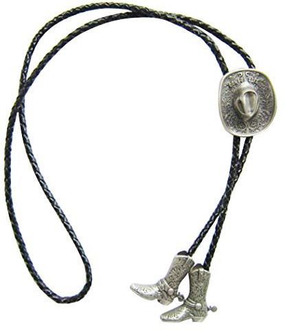 Jean's Friend Vintage Western Cowboy Boots Cap Wedding Bolo Tie US Stock