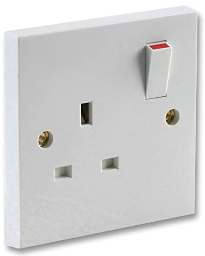 Pro Elec 13A Switched Socket, 1-Gang, Single Pole