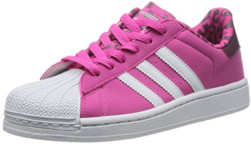 adidas Superstar 2.0 J, Sneaker Bambina, Rosa (Pink (Pink/Running White FTW/Light Maroon)), 38 2/3
