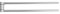 Keuco 14918170000 Handtuchhalter Plan, silber-eloxiert, 438 mm