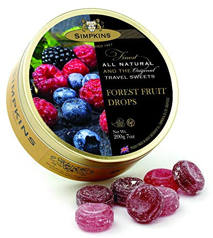 Simpkins Forest Fruits Travel Sweets, Pack of 6 (6 x 200 g)