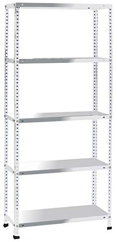HR K1Pp030B3Bb01 Kit 5 Estant.Bricol 30 180 X 90 X 30 cm Blanc