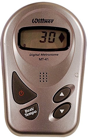 Wittner MT-41 Metronom (Stimmton 440Hz, 10 Taktarten) silber