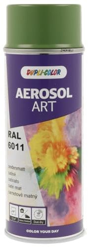 DUPLI-COLOR 667268 AEROSOL ART RAL 6011 resedagrün seidenmatt 400 ml