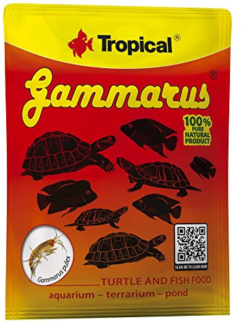 Tropical Hummer – getrocknete Süßwasser Garnelen – Schildkröte und Fischfutter, Sachet 12 g (1 Stück)