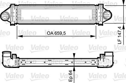 Valeo 818240 Ladeluftkühler