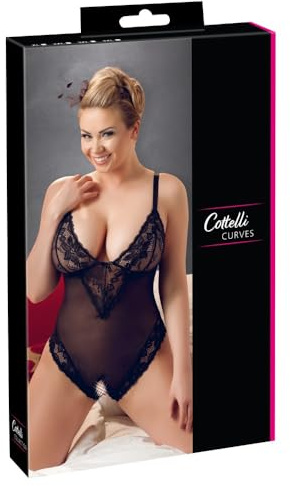 Cottelli Collection Plus 4X-Large Crotchless Body Erotic Apparel