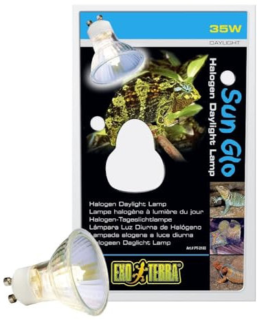 Exo Terra Sun Glo Halogen Tageslichtlampe, 35W, Fassung GU 10