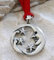 Zinn Mond Gesicht und Sterne Lunar Celestial Pagan Weihnachten Ornament und Urlaub Dekoration