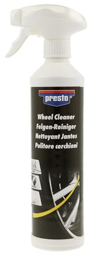 presto Felgen-Reiniger 500 ml - Intensivreiniger für Alufelgen | Kraftvoll gegen Bremsstaub & Straßenschmutz, für Radkappen geeignet, einfache Anwendung dank ergonomischer Sprühflasche