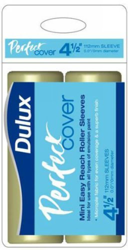 Dulux Perfect Cover Easy Reach Mini Roller Sleeve (Pack of 2)