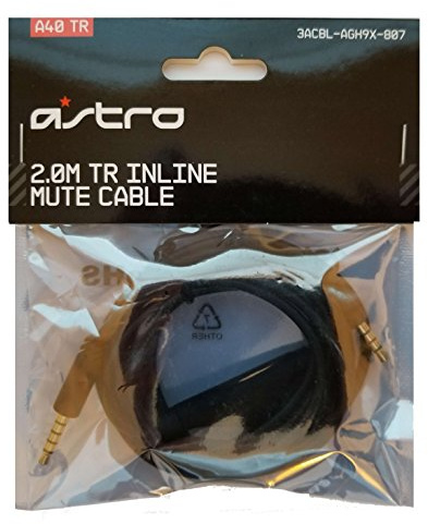 ASTRO Gaming A30/A40 Helmet 3acbl-agh9x-807 Inline Mute Cable 2.0 m